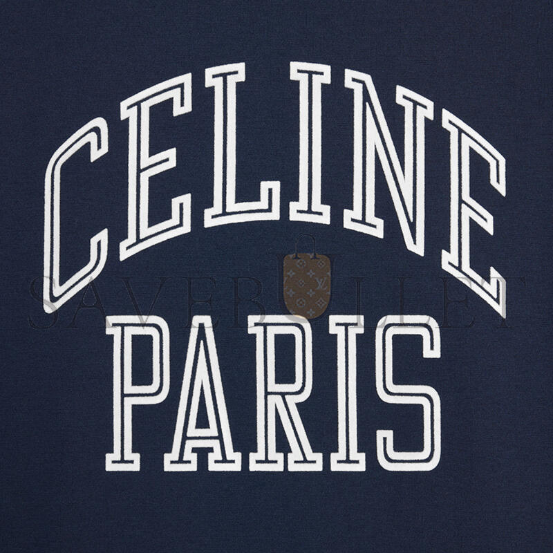 CELINE LONG SLEEVED T-SHIRT IN COTTON JERSEY RX0CC507Z.07OW